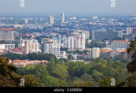 View Over Chiang Mai, Thailand Stock Photo