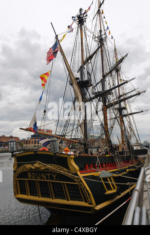 HMS Bounty Stock Photo