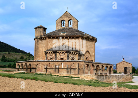 Church of Saint Mary (12th century), Eunate, Navarra, Spain Stock Photo