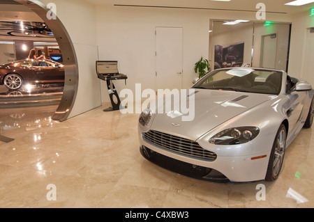 Galpin Motor's Club Aston Martin showroom. Stock Photo