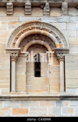 Church of St. Michael, Estella-Lizarra, Navarra, Spain Stock Photo
