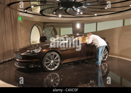 Galpin Motor's Club Aston Martin showroom. Stock Photo