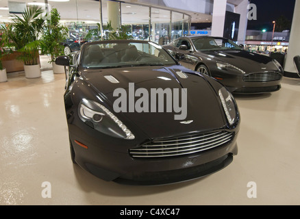 Galpin Motor's Club Aston Martin showroom. Stock Photo