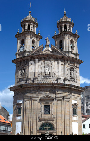 Church of Peregrina, Pontevedra, Galicia, Spain Stock Photo