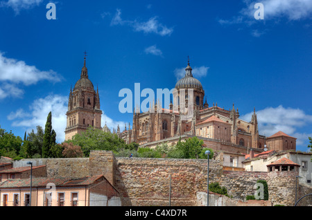 New Cathedral (Catedral Nueva), Salamanca, Castile and Leon, Spain Stock Photo