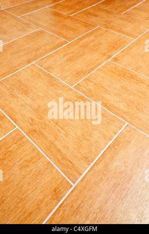 Ceramic tiles flooring close up as background Stock Photo