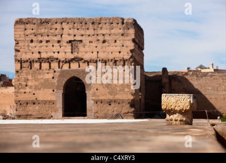 Palais El Badii. Marrakech, Morocco. Stock Photo