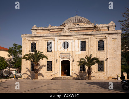 Saint Titus Greek orthodox Church in the center of Heraklion,Crete Stock Photo