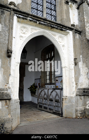 St Mary's Church Braughing Village Hertfordshire England UK Stock Photo ...