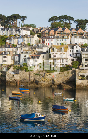 Fowey, attractive village on the Cornish coast, Cornwall, England Stock Photo