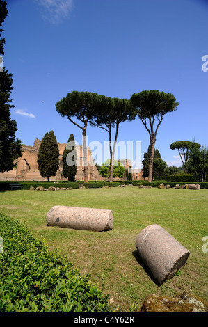Italy, Rome, Terme di Caracalla, roman baths Stock Photo