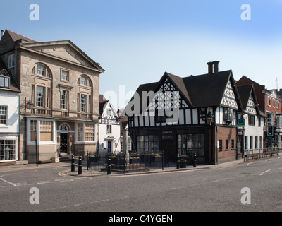 high street henley in arden warwickshire Stock Photo