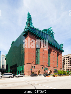 Harold Washington Library Center,Chicago, Illinois Stock Photo