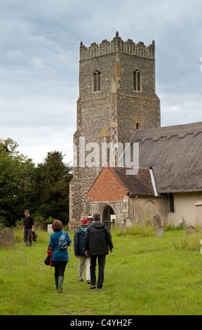 Iken Village church, Suffolk UK Stock Photo