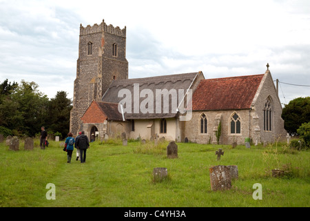 Iken Village church, Suffolk UK Stock Photo