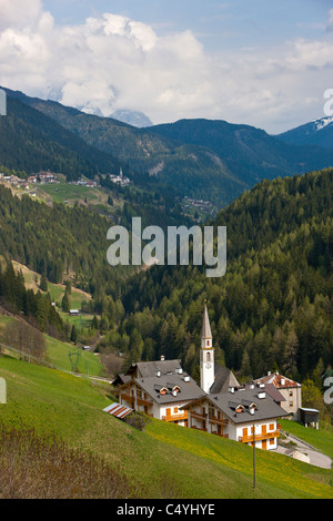 Church Suore Discepole Del Vangelo near Arabba, Veneto, Dolomites, Italy, Europe Stock Photo