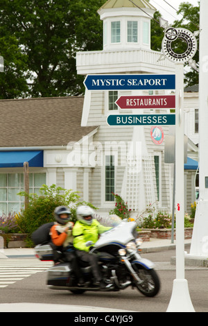 Mystic Seaport, Mystic Connecticut. Stock Photo