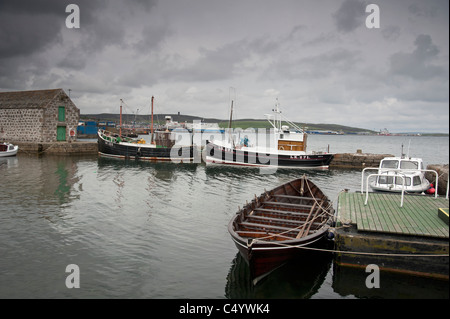 Hay's Dock opposite the Lerwick Museum, Shetland Isles, Scotland.  SCO 7360 Stock Photo