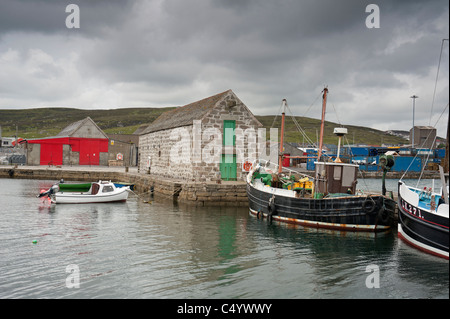 Hay's Dock opposite the Lerwick Museum, Shetland Isles, Scotland. SCO 7363 Stock Photo