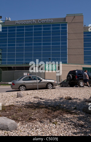 Centre D'IRM Dr. Andrei Sakharov MRI Centre of the Hopital Saint Boniface Hospital is pictured in Winnipeg Stock Photo