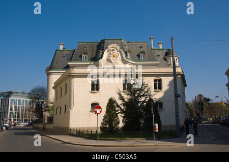 French embassy exterior at Karlsplatz square central Vienna Austria central Europe Stock Photo