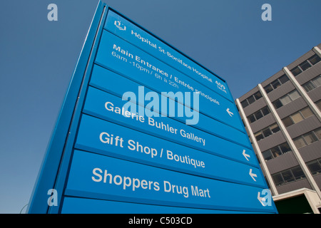 Hopital Saint Boniface Hospital is pictured in Winnipeg Stock Photo