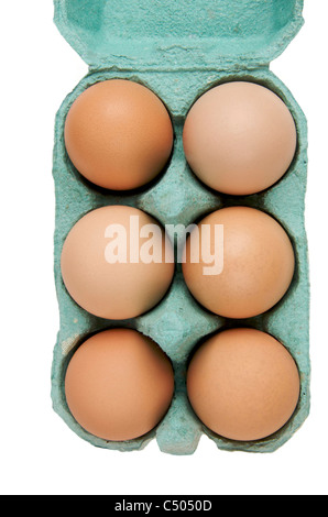 Box of eggs Stock Photo