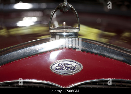Radiator mascot of a Ford of the 20th Stock Photo