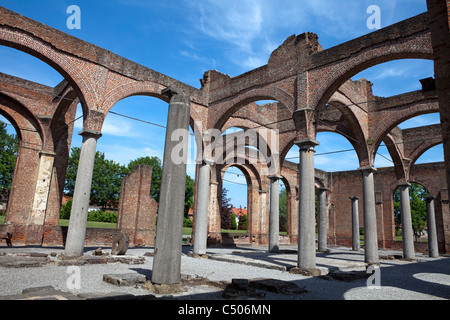 The former machine hall, Le Grand Hornu, Hornu, Hainaut, Wallonia, Belgium, Europe Stock Photo