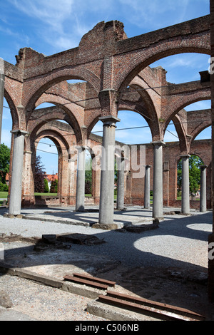 The former machine hall, Le Grand Hornu, Hornu, Hainaut, Wallonia, Belgium, Europe Stock Photo