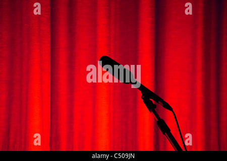 Red stage curtain background Stock Photo - Alamy