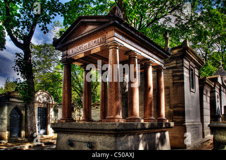 Pere Lachaise cemetery in Paris Stock Photo