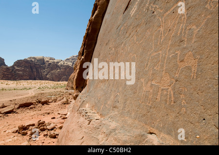 WADI RUM, PROTECTED AREA, SOUTHERN JORDAN Stock Photo - Alamy