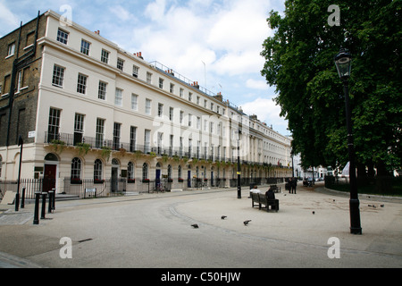 Fitzroy Square, Fitzrovia, London, UK Stock Photo
