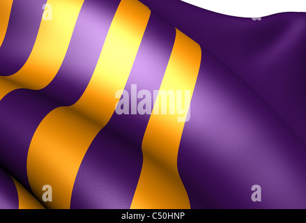 Ministry of Defence (Netherlands) flag. Close up. Stock Photo