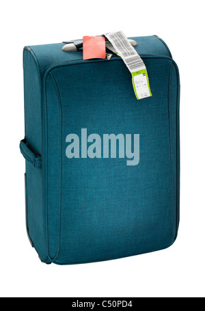 A cut out of a travel suitcase Stock Photo