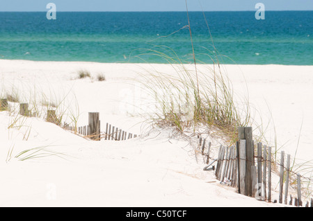 sand dune on Perdido Key, Florida Stock Photo