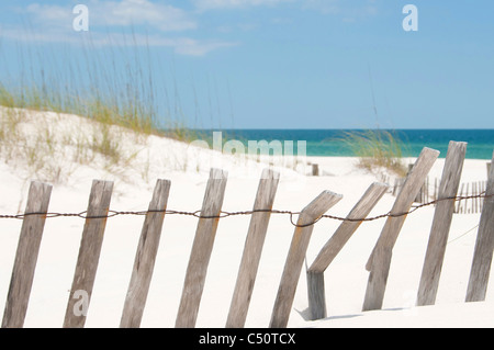 sand dune on Perdido Key, Florida Stock Photo