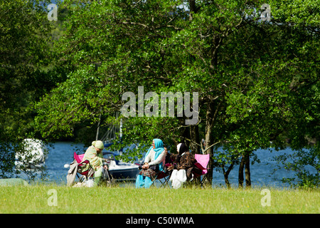 Asian tourists Stock Photo