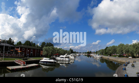 Scandinavia Finland Uusikaupunki Nystad boat and yacht harbor harbour Stock Photo