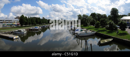 Scandinavia Finland Uusikaupunki Nystad boat and yacht harbor harbour Stock Photo