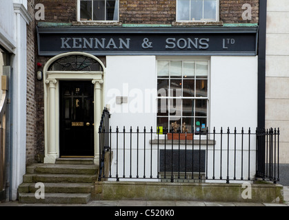 Fishamble Street where Handel's Messiah was first performed in 1742 , near Christ Church Cathedral, Dublin City, Ireland Stock Photo