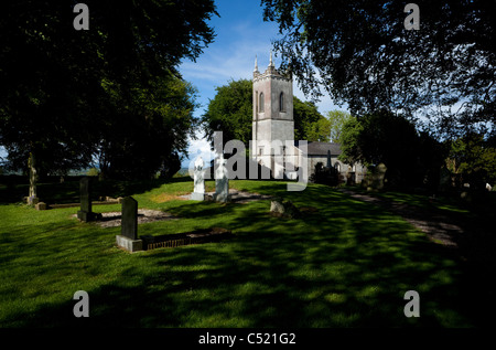 St Patrick's Church, now an Interpretation Centre, built1822–23 on the Hill of Tara, also known as Teamhair na Riogh, County Meath, Ireland Stock Photo