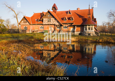 Humboldt Park in Chicago during fall Stock Photo