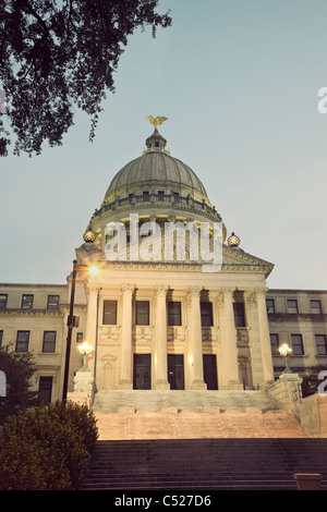 State Capitol Building in Jackson, Mississippi Stock Photo