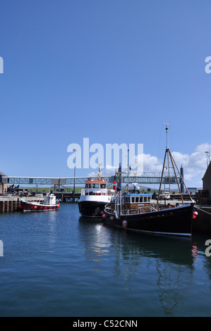 Stromness harbour on Mainland, Orkney, Scotland. Stock Photo