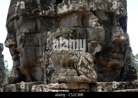 Angkor Temple Bayon, Cambodia, Asia. Stock Photo