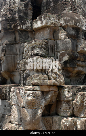 Angkor Temple Bayon, Cambodia, Asia. Stock Photo