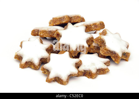 Zimtstern - star-shaped cinnamon biscuit 05 Stock Photo