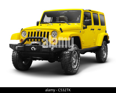 Jeep wrangler yellow hi-res stock photography and images - Alamy